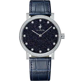 【男士腕表】ROROLOVE 天然钻石腕表 天然钻石男士手表 送礼 白色情人节礼物 （118颗钻）