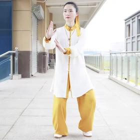 【女款】草长莺飞：温柔大气版型美撞色显白四面弹太极服
