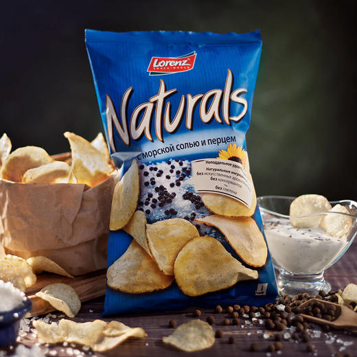 劳仑兹诺然兹牌海盐胡椒味薯片100g/袋 商品图1