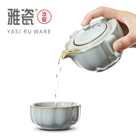 雅瓷 汝窑南瓜小行者 商品图3