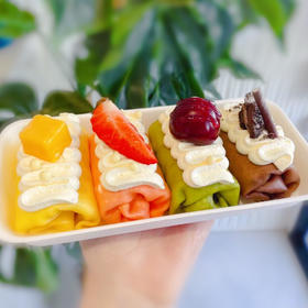 迷你毛巾卷（约13点做好）随机搭配应季水果