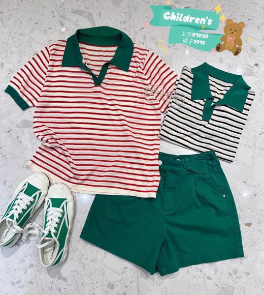 女条纹短T07020 商品图3