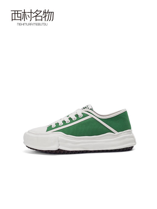 西村名物溶解鞋ins潮2022春夏新款帆布鞋百搭板鞋女小众厚底T22AM11201 商品图5