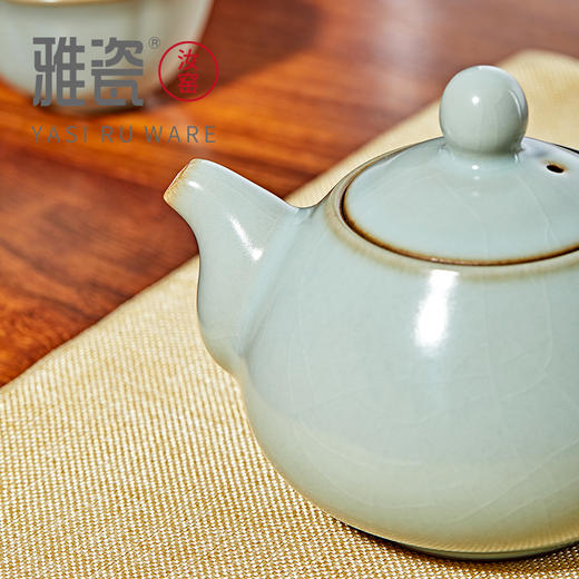 雅瓷 汝窑水平壶套装 商品图2