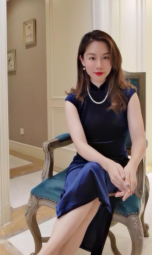 明月优选—新长款金丝绒高弹旗袍 商品图2