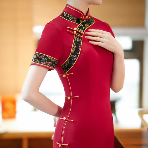 中国风气质中年女妈妈高贵时尚日常旗袍裙  SYG365 商品图3