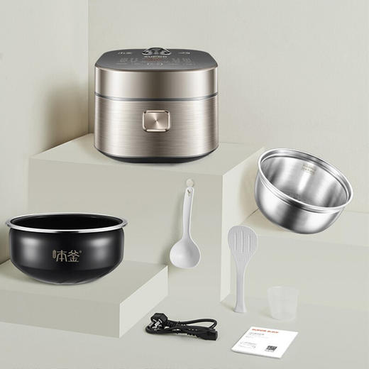 苏泊尔（SUPOR） 电饭煲 远红外加热IH本釜内胆 电饭锅4L智能预约家用煮饭锅 一键柴火饭 SF40HC81 4升 商品图1