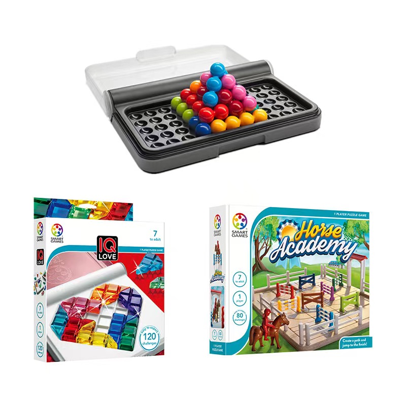 比利时Smart games智慧大作战/智慧爱心拼/马术俱乐部 儿童节礼物 7岁+