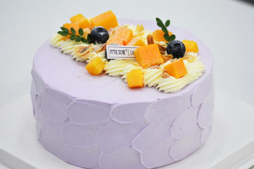 【芋泥爆浆蛋糕】自然爆浆的视觉渲染，丝滑细腻的口感，视觉与味觉的双重享受 商品图1