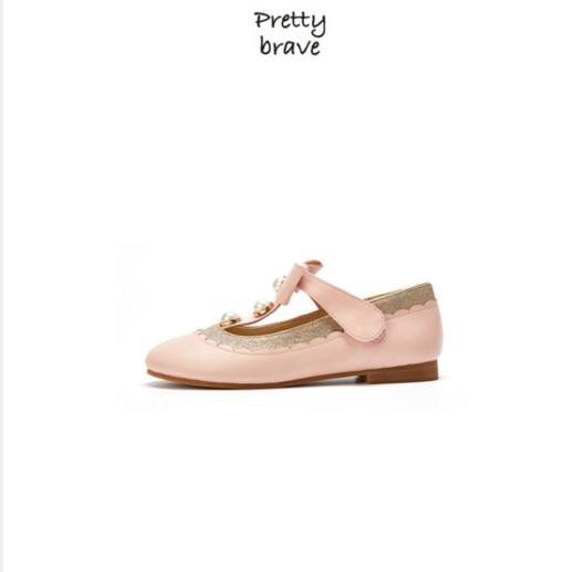 PB珍珠扣蝴蝶结花边单鞋 商品图2