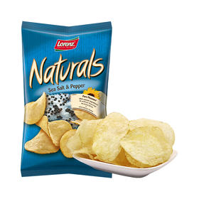 劳仑兹诺然兹牌海盐胡椒味薯片100g/袋
