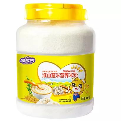 呗多吉儿童原味钙铁锌营养米糊米粉宝宝辅食800克桶装 商品图2