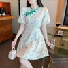 花讯旗袍式连衣裙1699（4） 商品缩略图0