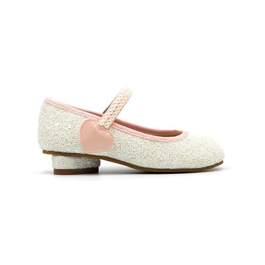 非质量问题不退哦~PB 珍珠链爱心跟单鞋 商品图2