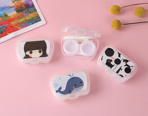 700小盒子隐形眼镜盒美瞳盒子伴侣盒批发一件代发 商品图7