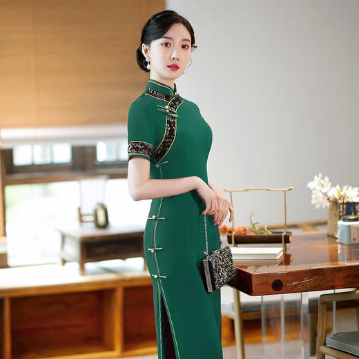 中国风气质中年女妈妈高贵时尚日常旗袍裙  SYG365 商品图7