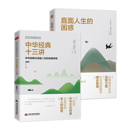 【心如健推荐】郭继承讲人生（套装2册）：直面人生的困惑+中华经典十三讲（网红教授郭继承助你从传统文化中汲取力量，在生活实践中增长智慧） 商品图0