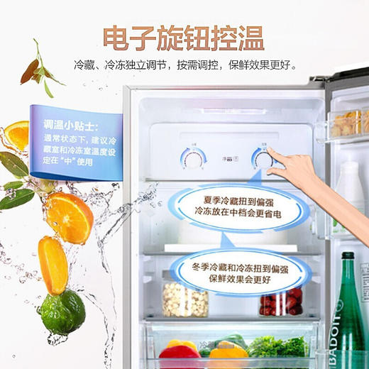 海尔170升两门冰箱 风冷无霜 净味保鲜 低温补偿 租房小冰箱 BCD-170WDPT 商品图1