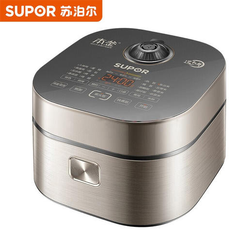 苏泊尔（SUPOR） 电饭煲 远红外加热IH本釜内胆 电饭锅4L智能预约家用煮饭锅 一键柴火饭 SF40HC81 4升 商品图0