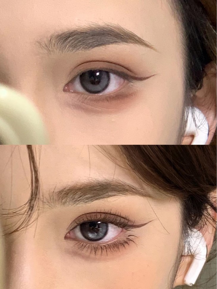 AlleCon 年抛隐形眼镜 半糖牛乳14.5mm 1副/2片-VVCON美瞳商城17