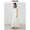VIMAGE/纬漫纪夏季新款简约吊带连衣裙V1707368 商品缩略图3
