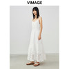 VIMAGE/纬漫纪夏季新款简约吊带连衣裙V1707368 商品缩略图1