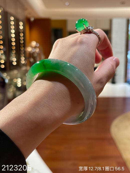 自带诗情画意的意境平安镯，【2123205】圈口56.5～具体价格微信咨询 商品图4