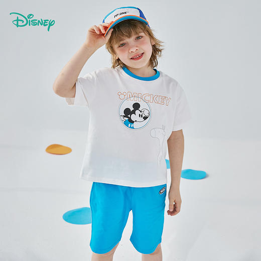 迪士尼新款男童短袖套装酷炫时尚两件套 商品图2