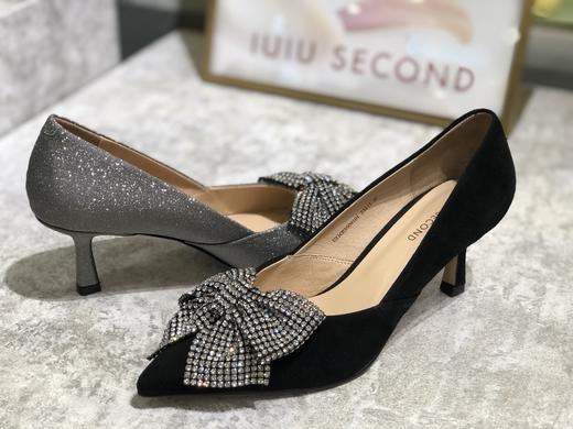 IUIU SECOND春夏蝴蝶结水钻高跟鞋  U21CE35101/U21CE35091 商品图1