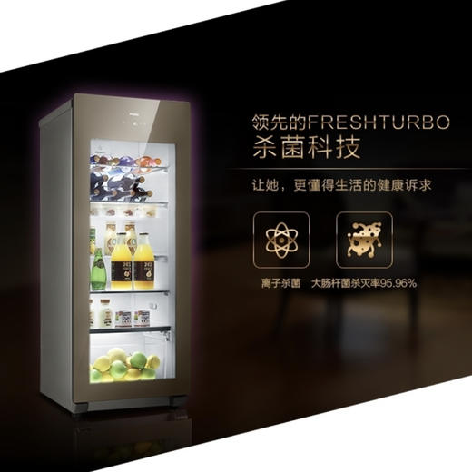 海尔冰吧LC-168H峻岭棕 商品图5