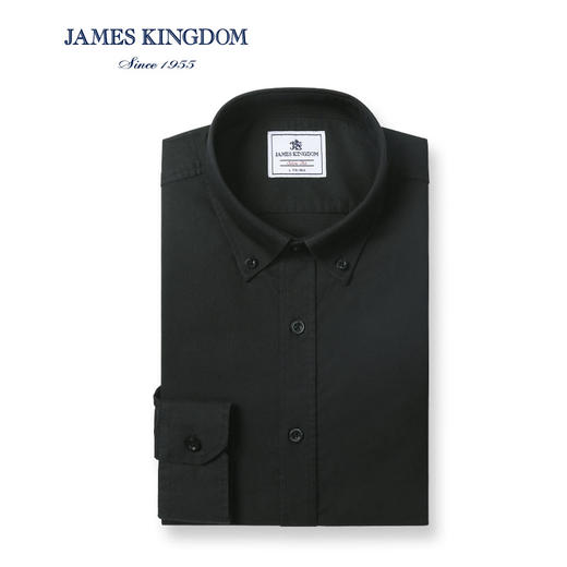 【牛津纺柔软透气】吸湿快干牛津纺长袖衬衫男士水洗磨毛衬衣 商品图5