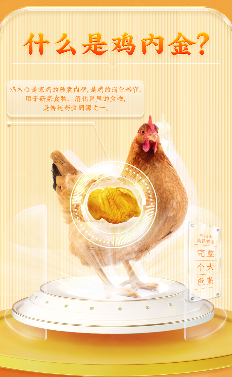 白药生活 炒鸡内金粉150克健胃消食 呕吐泻痢 可煲汤煲粥 - 云南白药