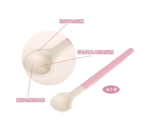 贝亲哺喂勺组 婴儿软头勺子 新生儿餐具宝宝米粉勺汤匙2个装DA39 商品图4
