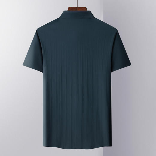 【顺滑无痕】罗蒙夏季新款男士衬衫经典纯色商务通勤舒适百搭短袖衬衣 商品图3