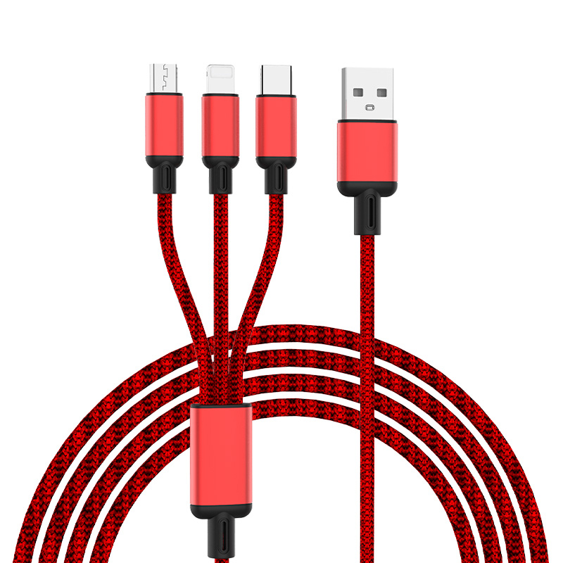 沃品 一拖三充电线 LC927