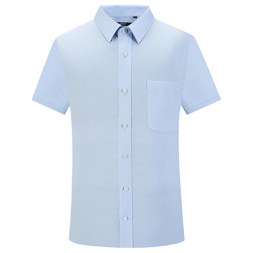 M＆D/名盾DP免烫商务短袖条纹职业衬衫夏季新款男半袖正装衬衣 商品图4