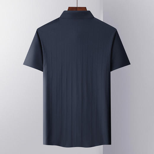 【顺滑无痕】罗蒙夏季新款男士衬衫经典纯色商务通勤舒适百搭短袖衬衣 商品图7