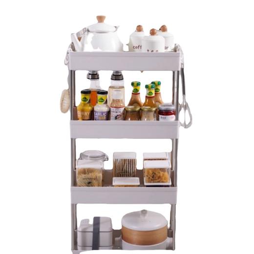 收纳置物架厨房窄柜客厅落地式缝隙架子经典款3层4层5层 商品图4