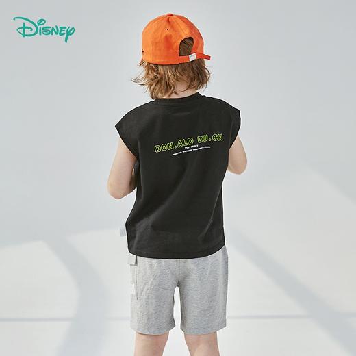 迪士尼夏季新款儿童短袖套装潮流时尚男童两件套222T1382 商品图3