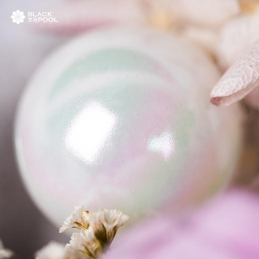 （限南山宝娜）【双子座·永生守护花】浪漫而自由。浅紫色永生花/蓬莱松/绣球/水晶草若干/白色球/羽毛 商品图6