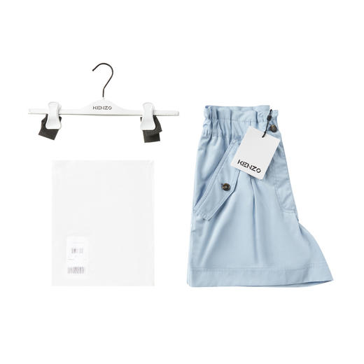 KENZO 高田贤三 女士K图案弹力高腰短裤 浅蓝色 FC52SH0619CP 61 商品图2