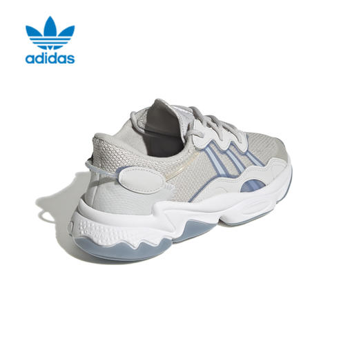 小阿迪三叶草2022新款大童运动网面透气跑步鞋GV6744 商品图2