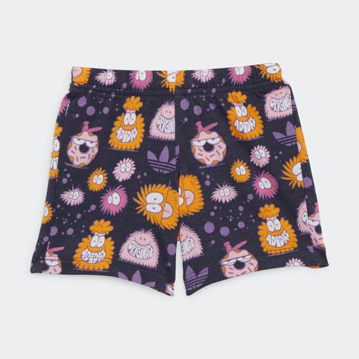 小阿迪三叶草Kevin Lyons联名婴童装运动短袖套装HC1985 商品图3