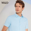 MD名盾短袖格纹DP免烫薄款衬衫男士夏季休闲商务行政衬衣 商品缩略图3