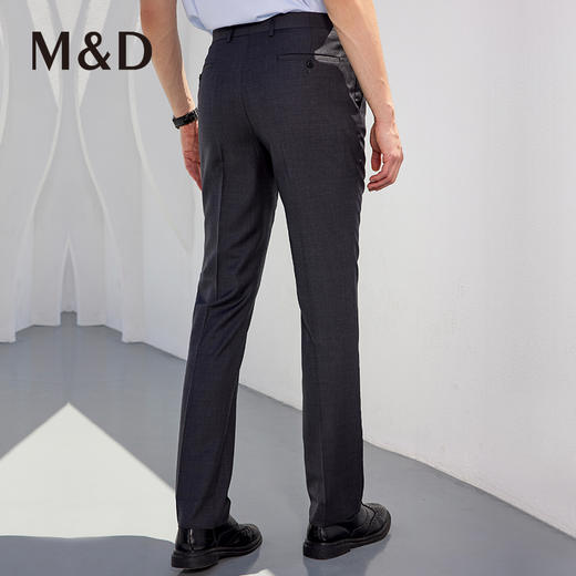 MD名盾可机洗羊毛西装裤男士正装职业百搭修身直筒西裤春夏新款 商品图3