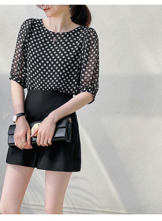 女圆点上衣1639 商品图2