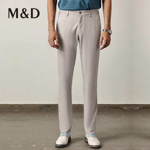 M＆D/名盾春夏新款薄款微弹直筒休闲男裤商务百搭工装长裤A 商品图0