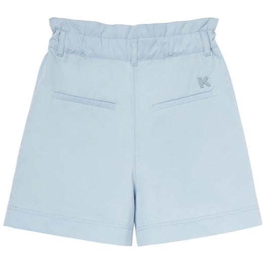 KENZO 高田贤三 女士K图案弹力高腰短裤 浅蓝色 FC52SH0619CP 61 商品图1