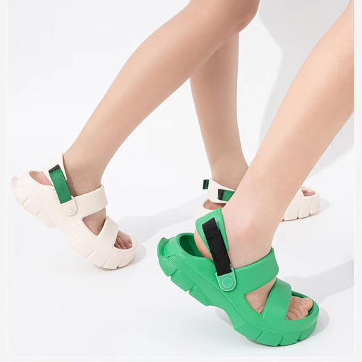 【简约时尚】始源踩屎感带跟凉鞋-2781 商品图1