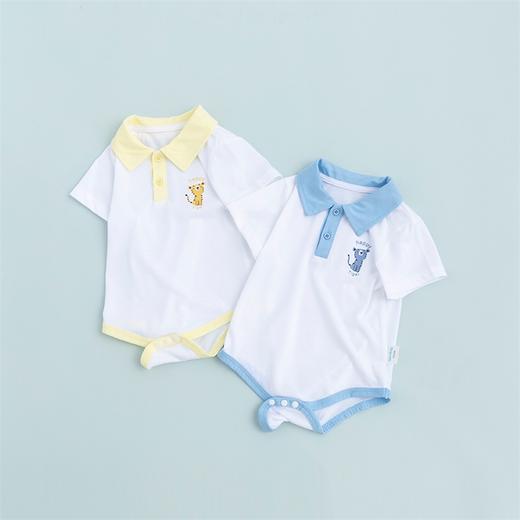 贝贝怡夏季新品宝宝短袖包屁衣可爱时尚婴儿连体衣222B052
 商品图2